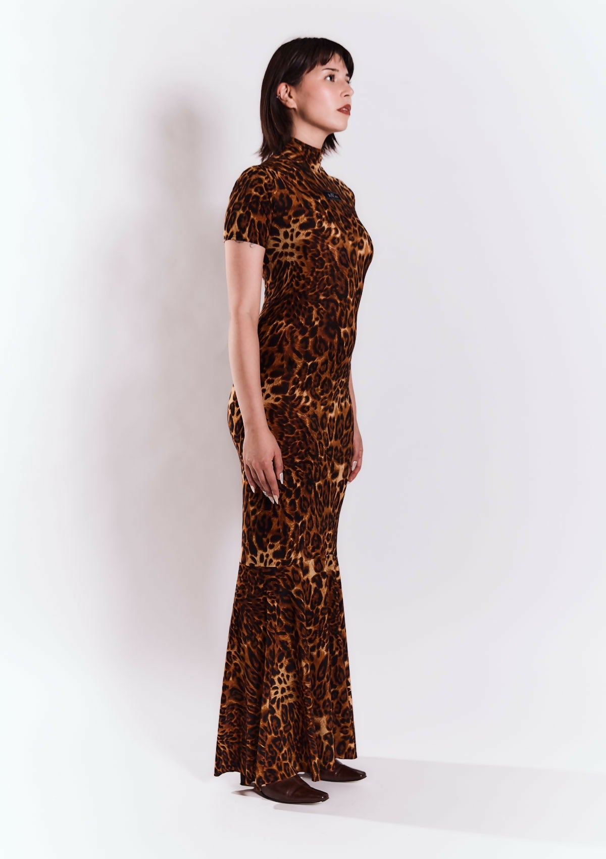 Vestido Felina Café