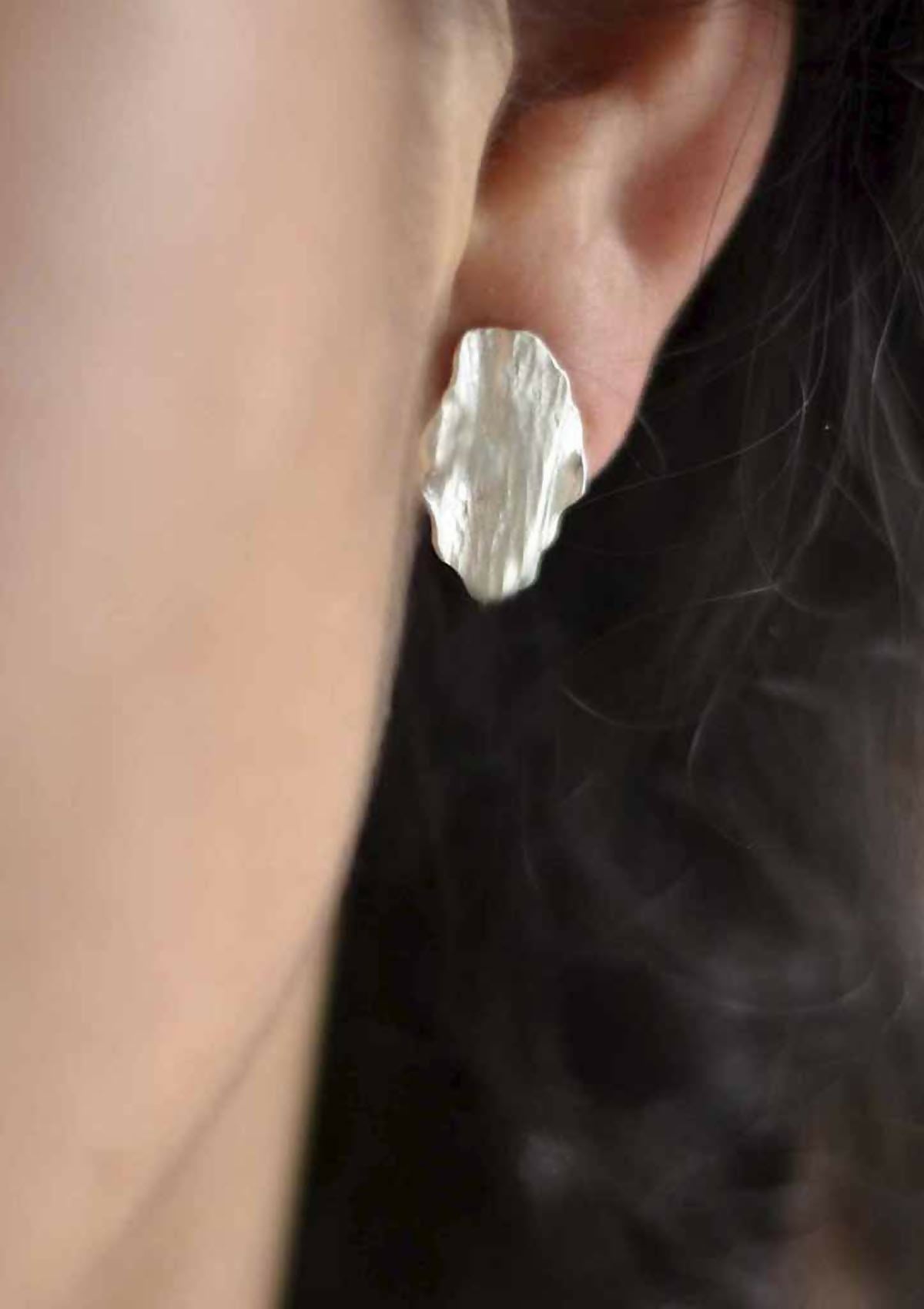 Aros corteza de plata
