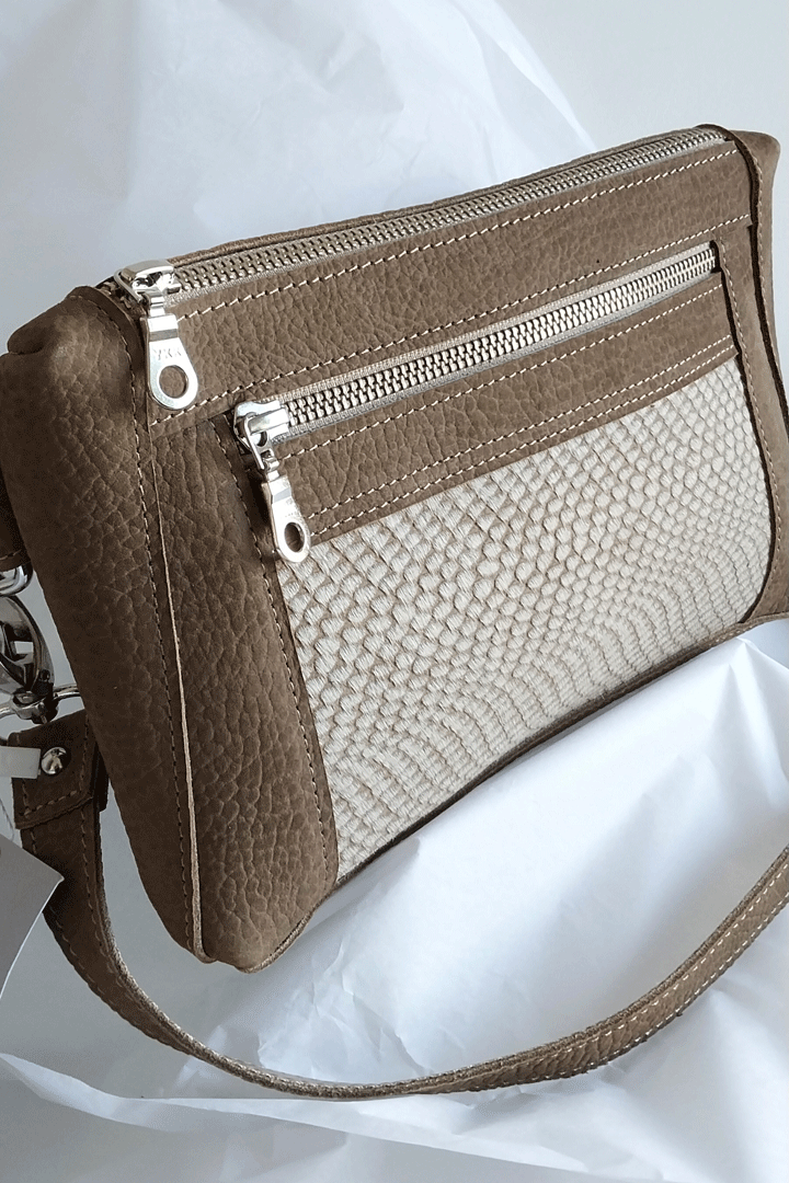 Beltbag ELE02 TABACO NOBUCK/PELO