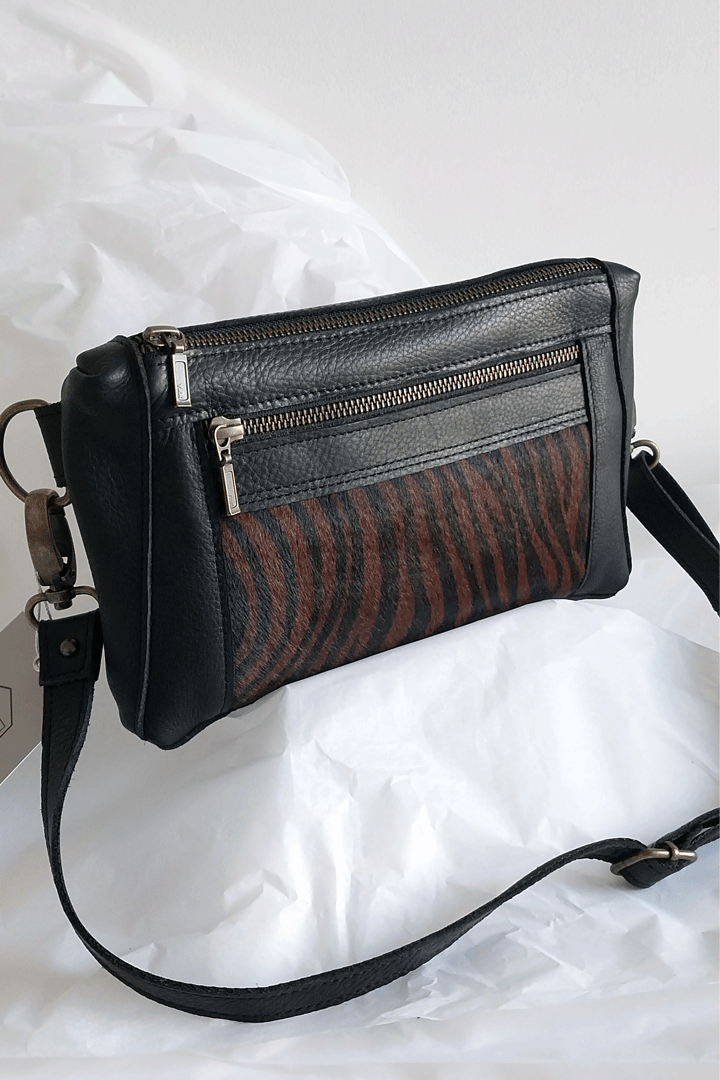 Beltbag ELE02 NEGRO/CEBRA