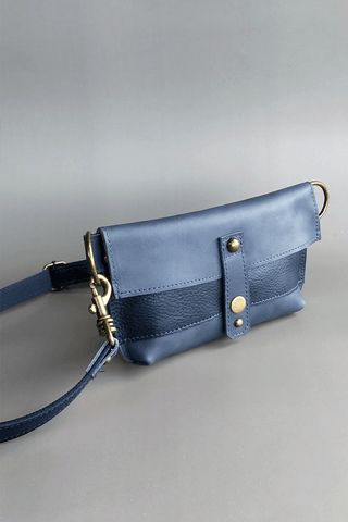 Beltbag foldover cobalto/azul