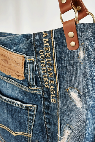 cartera TOTE MID mezclilla