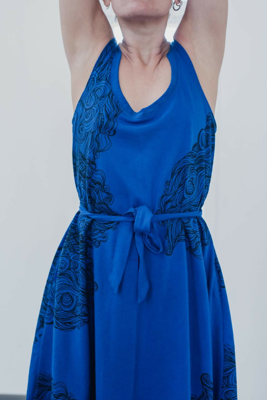 VESTIDO CAMPANA MAR