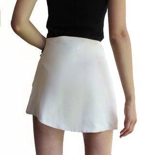 Falda Mini Irregular Blanca