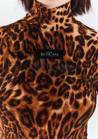 Vestido Felina Café