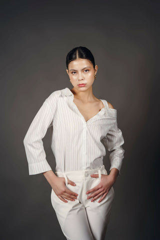 CAMISA ASIMETRICA LINE