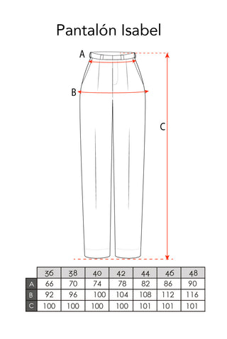 pantalon sastrero Isabel