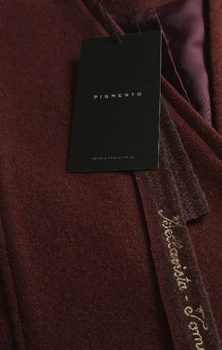 Wool coat with patch pocket