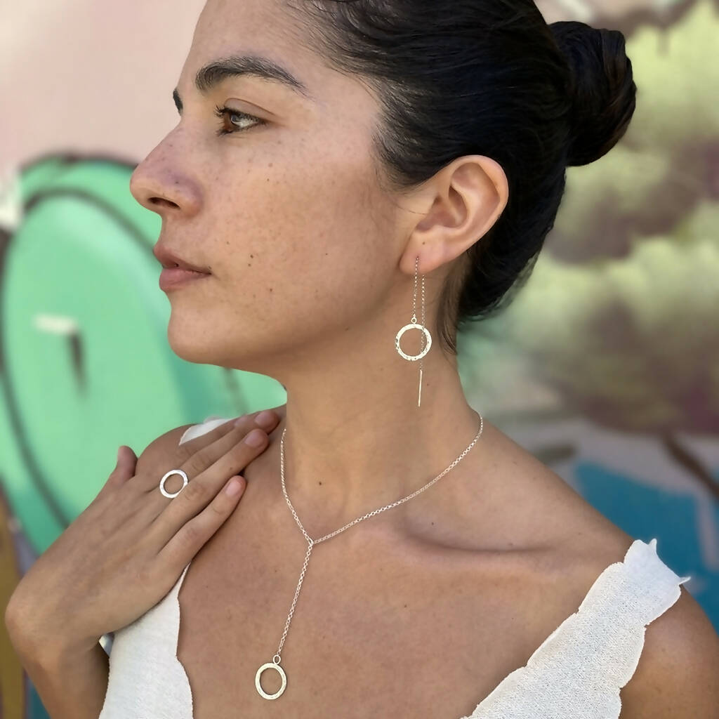 Aros Spin Off cadena plata