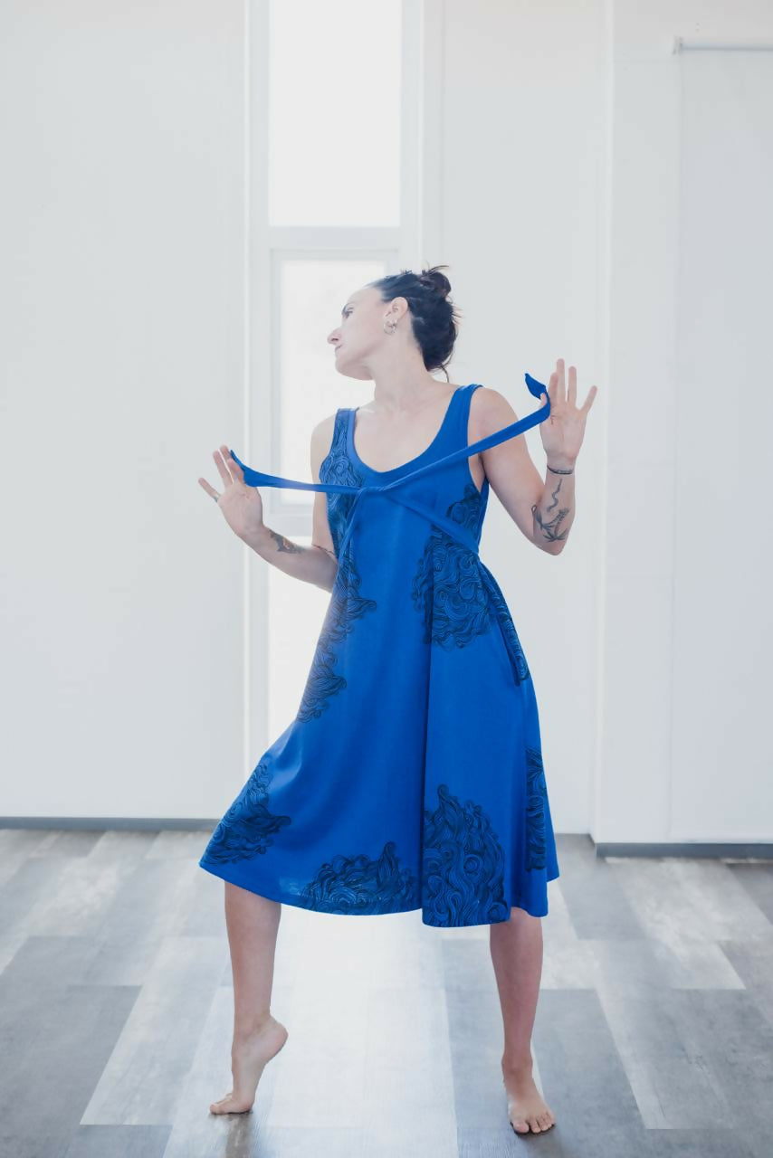 VESTIDO CAMPANA MAR