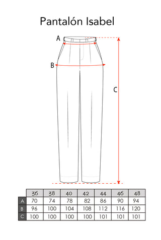 pantalon sastrero Isabel