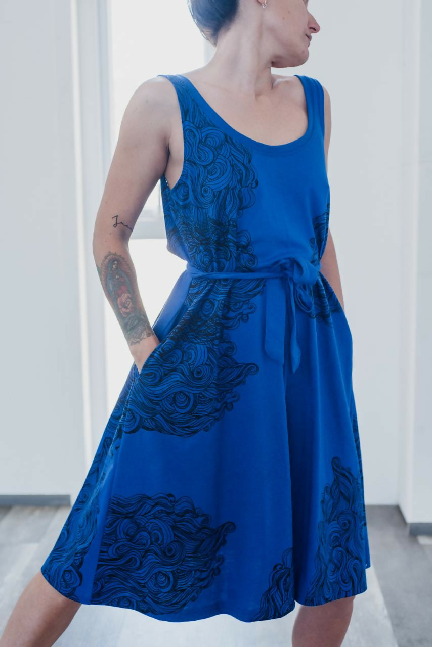 VESTIDO CAMPANA MAR